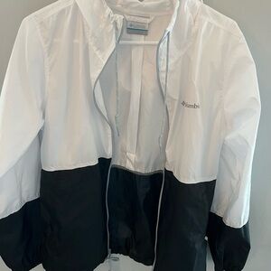 Columbia White and Black Women's Jacket